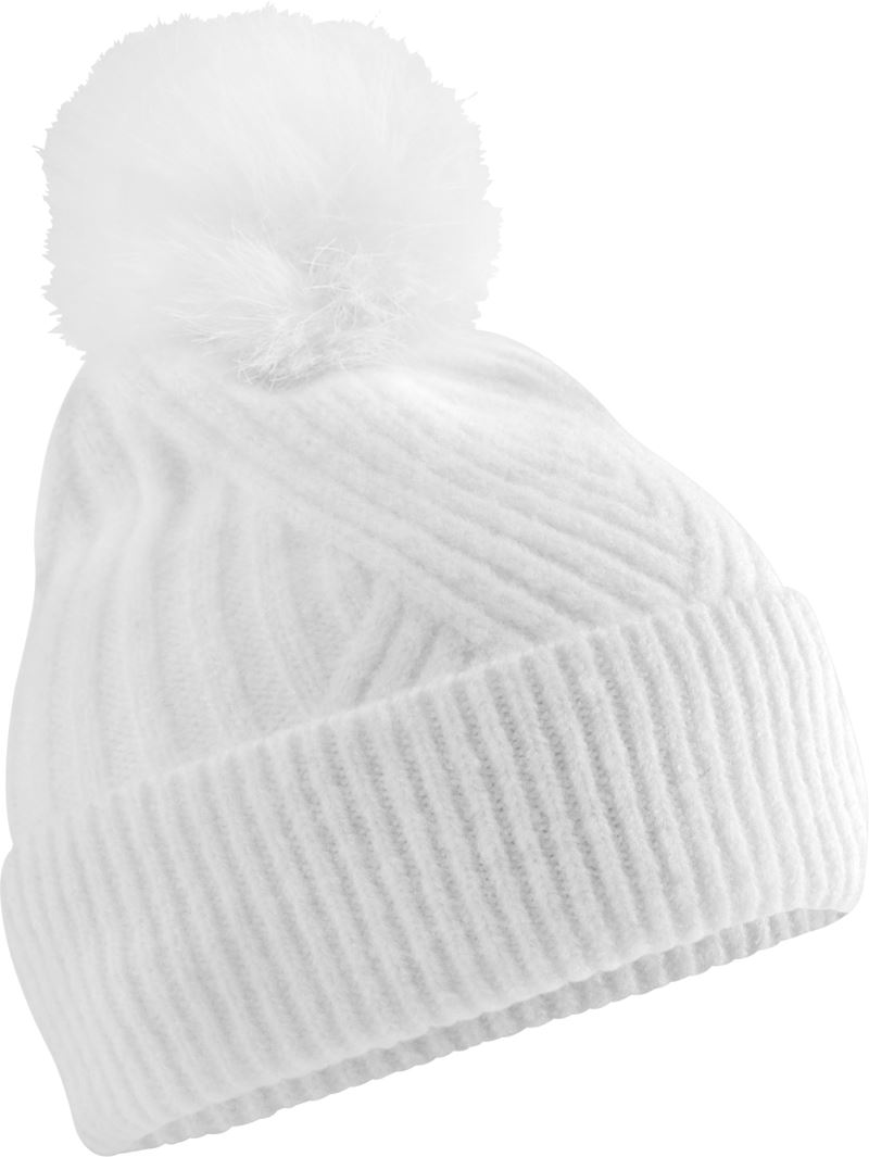 Pletená čepice s bambulí "Snow Luxe" | Beechfield | B 529
