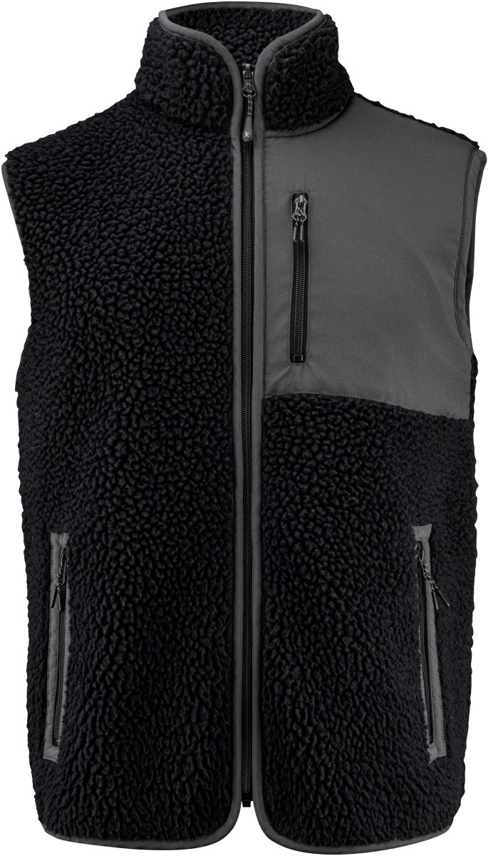Pánská fleecová vesta Sherpa "Two-Tone" | James Harvest | Kingsley Fleece Vest Men